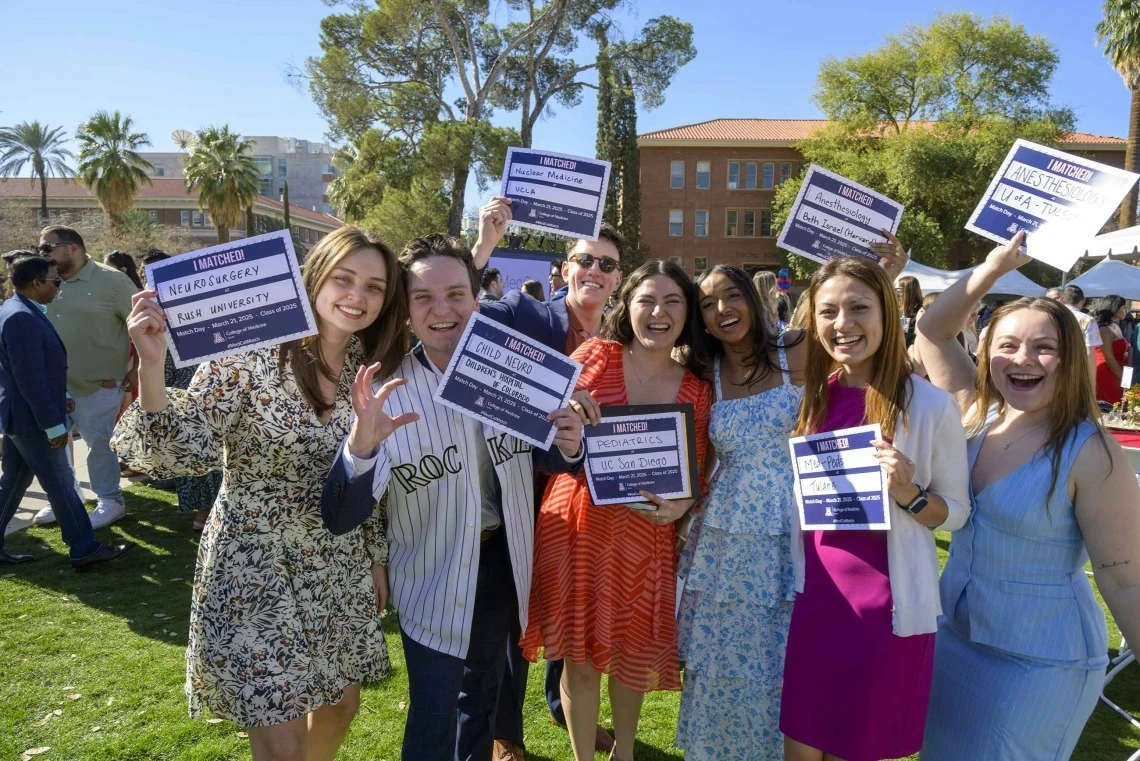 Students celebrate Match Day